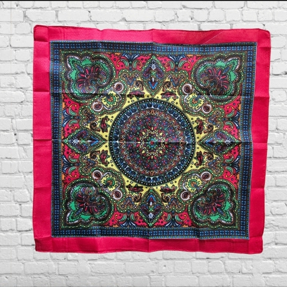 Accessories - 100% Cotton royal court Paisley Bandanas double sided printing for Men for Women